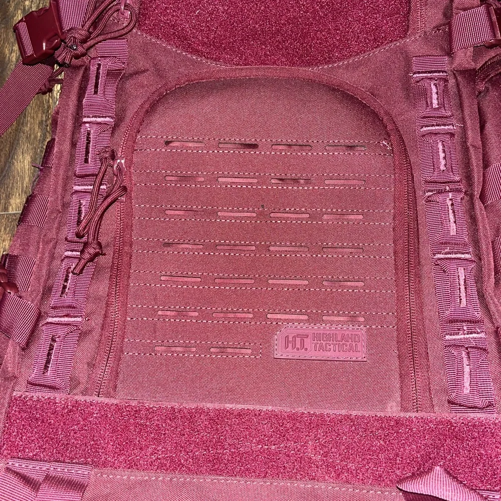 Red Tactical Backpack - Picture 3 of 9